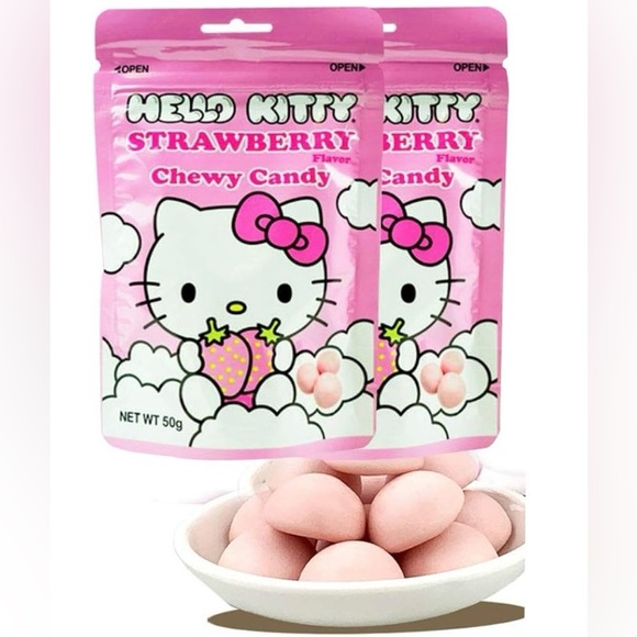 Hello Kitty Soft Strawberry 🍓 Flavour Chewy Candy - Picture 5 of 5